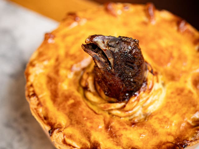 <p>Pierre Koffmann’s Le Grand Coq pie at Fowl caused a stir </p>
